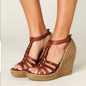 Sam Edelman Espadrilles Chestnut Brown sz 8.5